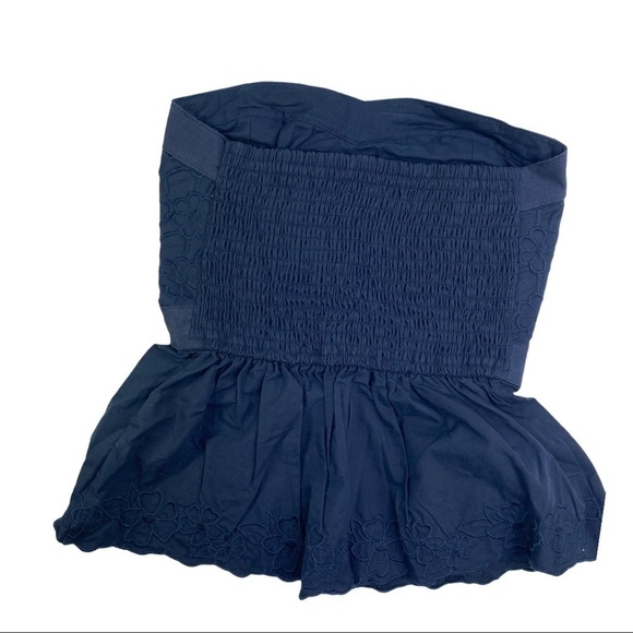 NWT Hollister Strapless Bandeau Embroidered Top - Picture 7 of 8